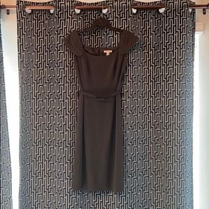 Dress Barn Gray Sheath Dress Retro Inspired